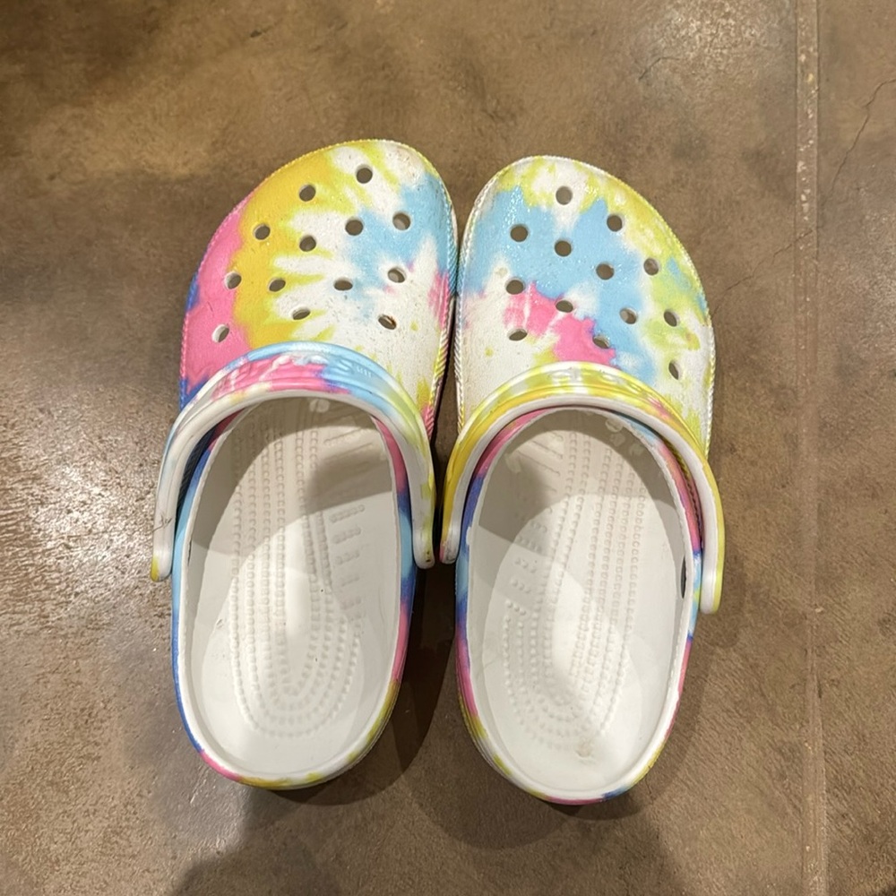 Tye-Dye Crocs